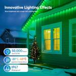 200ft Smart Outdoor Music Sync Christmas Lights