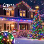 Solar Christmas Lights - 400LED Multi-Color Set
