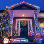 Solar Christmas Lights - 400LED Multi-Color Set