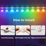 100ft RGB Music Sync Outdoor Lights with Remote