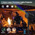 Colorful Laser Christmas Projector Lights with Remote