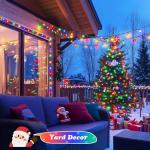Solar Christmas Lights - 400LED Multi-Color Set