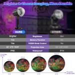 RGBW Ocean Wave Christmas Light Projector with Remote