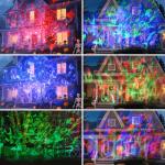 RGBW Ocean Wave Christmas Light Projector with Remote