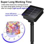 Multicolor Solar Christmas String Lights - 100 LEDs