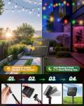 Brightown Solar String Lights - 60 LED Glowing Globes