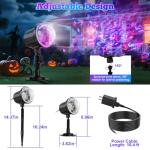 RGBW Ocean Wave Christmas Light Projector with Remote