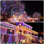 Solar Christmas Lights - 400LED Multi-Color Set