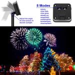 Multicolor Solar Christmas String Lights - 100 LEDs