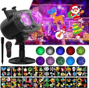 Outdoor Holiday Projector with 16 HD Patterns