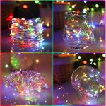 Multicolor Solar Christmas String Lights - 100 LEDs