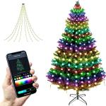 Smart App Christmas Tree String Lights with Remote