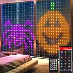 Music Sync LED Curtain Lights with Remote Control