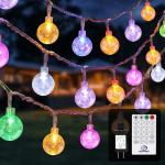 56FT Music Sync Outdoor String Lights with Remote