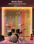 Music Sync LED Curtain Lights with Remote Control