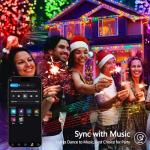 100 LED RGB Christmas Lights with Music Sync