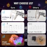 56FT Music Sync Outdoor String Lights with Remote