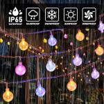 56FT Music Sync Outdoor String Lights with Remote