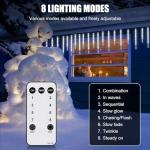 Remote-Controlled 13.5ft Icicle LED Lights
