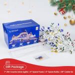 Multicolor Icicle Christmas Lights with Music Sync