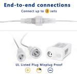 Joomer 32Ft Waterproof Christmas Icicle Lights