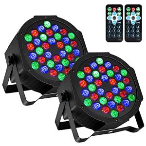 Litake RGB LED Music Sync Stage Lights - 2 Pack