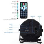 Litake RGB LED Music Sync Stage Lights - 2 Pack