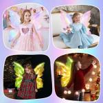 Magical LED Butterfly Wings & Wand for Kids