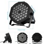Litake RGB LED Music Sync Stage Lights - 2 Pack