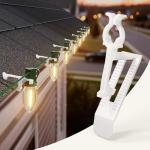 50 Pack Christmas Light Clips for Outdoor Displays