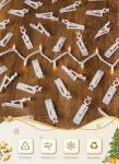 50 Pack Christmas Light Clips for Outdoor Displays