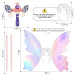 Magical LED Butterfly Wings & Wand for Kids