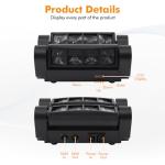 Moving Head DJ Lights with Sound Activation - 2 Pack