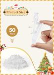 50 Pack Christmas Light Clips for Outdoor Displays