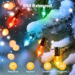 25 Pack Multicolor C7 Christmas Light Bulbs