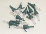 10 Clear LED Mini Bulbs for Christmas Lights