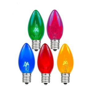 Colorful C7 Bright Christmas Bulbs for Events