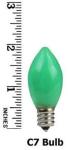 25 Pack Multicolor C7 Christmas Light Bulbs