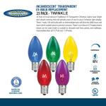 Colorful C7 Bright Christmas Bulbs for Events