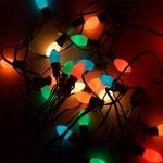 25 Pack Multicolor C7 Christmas Light Bulbs