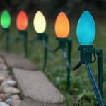 25 Pack Multicolor C7 Christmas Light Bulbs