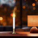 Musical Candle Light Bulbs - 10 Pack, Gold Glow