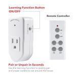 Wireless Remote Switch for Christmas Lights & More