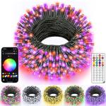 Ollny Smart RGB Music Sync Christmas Lights 131FT