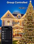 Ollny Smart RGB Music Sync Christmas Lights 131FT