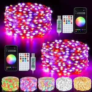 66Ft Smart Fairy Lights with Music Sync