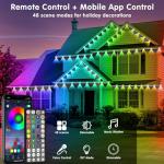 RCUICA 500FT Music Sync Outdoor Christmas Lights