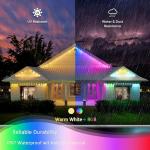 53.8ft Music Sync Outdoor Christmas Lights
