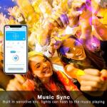 DAYBETTER 100 ft Smart LED Music Sync Lights