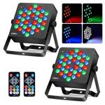 LED Par Lights with Sound Control for Christmas Fun